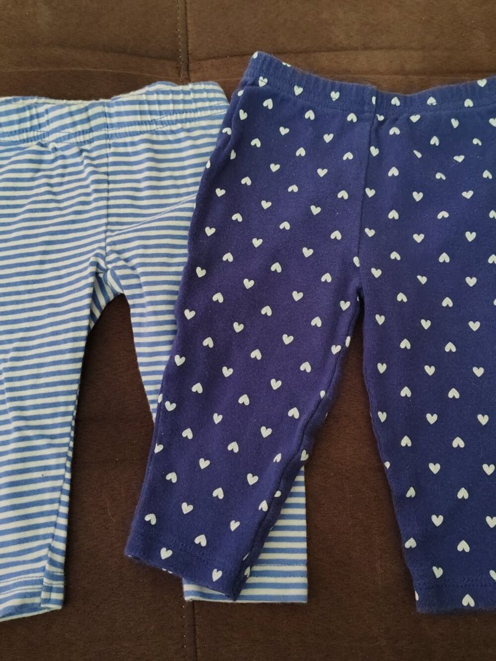 2 Pair Carter's Girls Legging size 3-6 Months